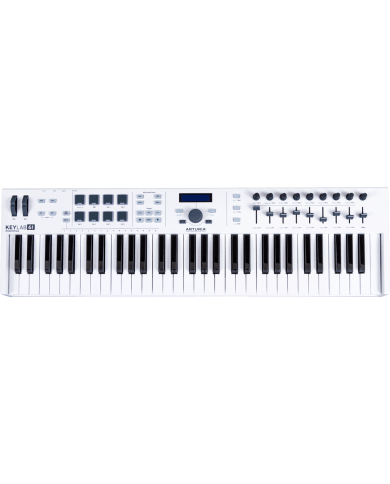 ARTURIA - ESSENTIAL-61 - CLAVIER MAITRE - 61 TOUCHES - BLANC ARTURIA - ESSENTIAL-61 - CLAVIER MAITRE - 61 TOUCHES - BLANC