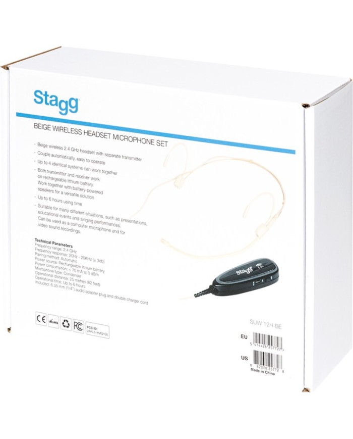 STAGG - SUW 12-BE - MICRO CASQUE - 2,4GHz - BEIGE