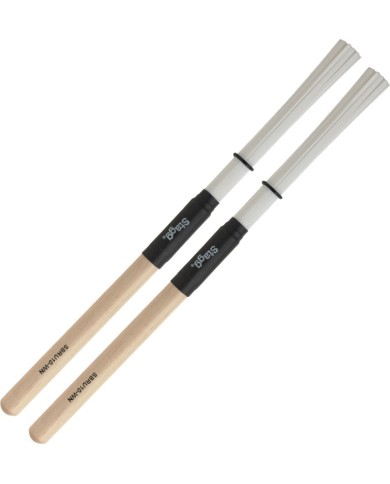 STAGG - SBRU10-WN - BALAIS NYLON - POIGNEE BOIS STAGG - SBRU10-WN - BALAIS NYLON - POIGNEE BOIS