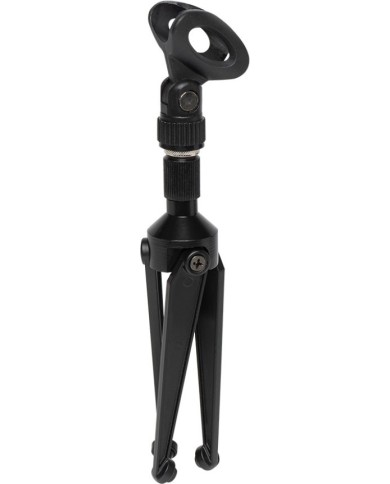 STAGG - MISS-1000BK - PIED DE MICRO DE TABLE - TREPIED + PINCE STAGG - MISS-1000BK - PIED DE MICRO DE TABLE - TREPIED + PINCE