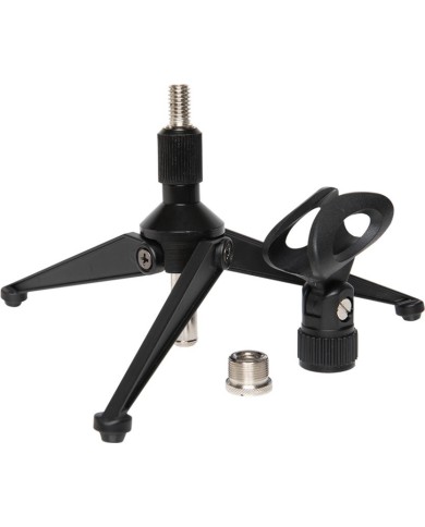 STAGG - MISS-1000BK - PIED DE MICRO DE TABLE - TREPIED + PINCE STAGG - MISS-1000BK - PIED DE MICRO DE TABLE - TREPIED + PINCE