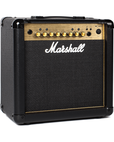 MARSHALL - MG15GFX - AMPLI GUITARE - 15W - TRANSISTOR - GOLD
