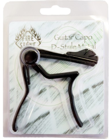 CAPODASTRE FIRE&STONE D-STYLE NOIR BRILLANT CAPODASTRE FIRE&STONE D-STYLE NOIR BRILLANT