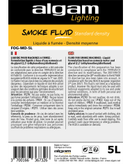 ALGAM LIGHTING - FOG-MD-5L - LIQUIDE À FUMÉE - MOYENNE DENSITE - 5L