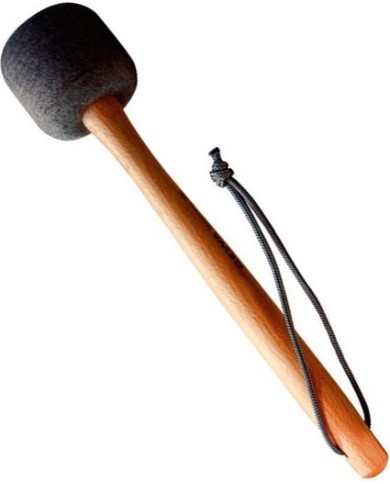GEWA - MAILLOCHE SIMPLE POUR TAMBOUR DE PARADE OU GROSSE CAISSE - DUR GEWA - MAILLOCHE SIMPLE POUR TAMBOUR DE PARADE OU GROSSE CAISSE - DUR