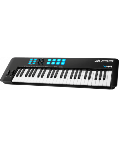 ALESIS V49 MKII-CLAVIER MAITRE-USB MIDI 49 notes 8 pads ALESIS V49 MKII-CLAVIER MAITRE-USB MIDI 49 notes 8 pads