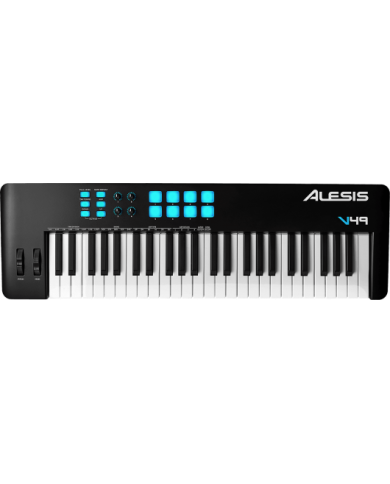 ALESIS V49 MKII-CLAVIER MAITRE-USB MIDI 49 notes 8 pads ALESIS V49 MKII-CLAVIER MAITRE-USB MIDI 49 notes 8 pads