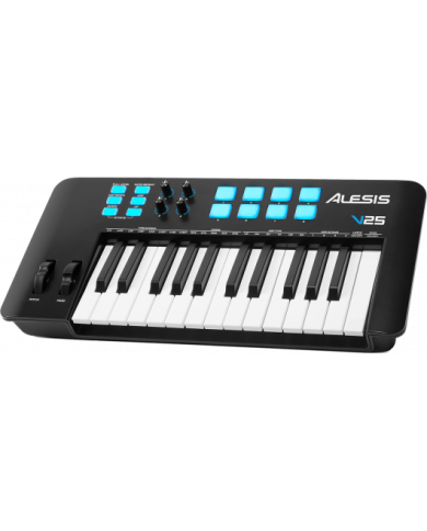 ALESIS V25 MKII -CLAVIER MAITRE-USB MIDI 25 notes 8 pads ALESIS V25 MKII -CLAVIER MAITRE-USB MIDI 25 notes 8 pads