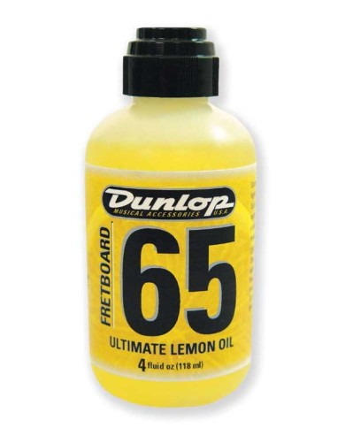 DUNLOP LEMON OIL 65 huile d'entretien pour touche de guitare  DUNLOP LEMON OIL 65 huile d'entretien pour touche de guitare