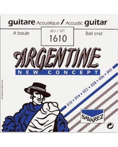 SAVAREZ ARGENTINE 1610 à boule Tirant normal - Cordes guitare manouche SAVAREZ ARGENTINE 1610 à boule Tirant normal - Cordes guitare manouche