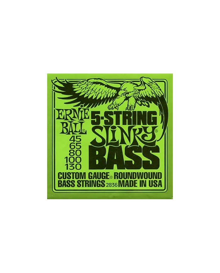ERNIE BALL 2836 Regular slinky Bass 5 45 - 130 - Cordes basse 5 cordes