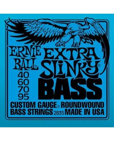 ERNIE BALL 2835 Extra slinky Bass 40 - 95 - Cordes basse  ERNIE BALL 2835 Extra slinky Bass 40 - 95 - Cordes basse