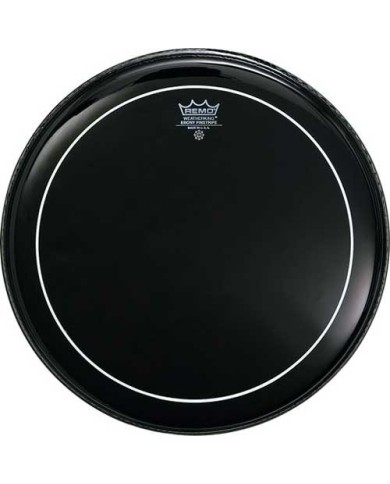 REMO ES-1620-PS Pinstripe 20" Ebony Peau grosse caisse