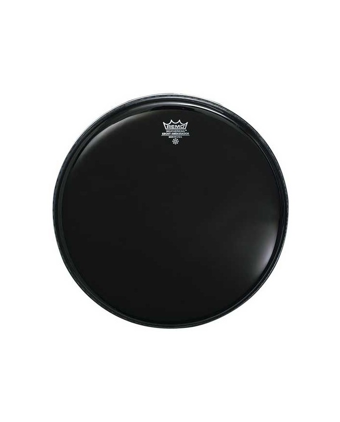 REMO ES-0010-00 Ambassador 10" Ebony Peau batterie