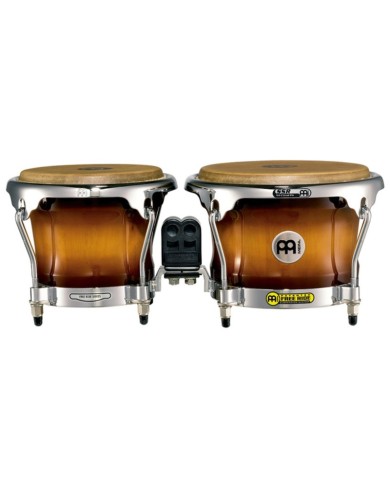 MEINL FWB400GAB Free Ride Gold Amber Sunburst Bongos MEINL FWB400GAB Free Ride Gold Amber Sunburst Bongos