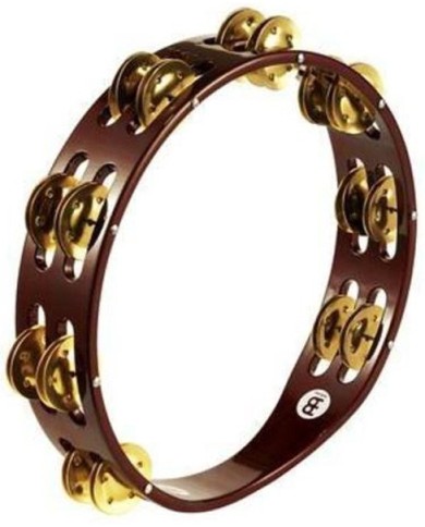 MEINL TA2BAB Bois Brun Laiton Tambourin MEINL TA2BAB Bois Brun Laiton Tambourin