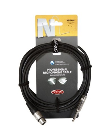 STAGG NMC6XPR Cable microphone XLR / JACK 6M