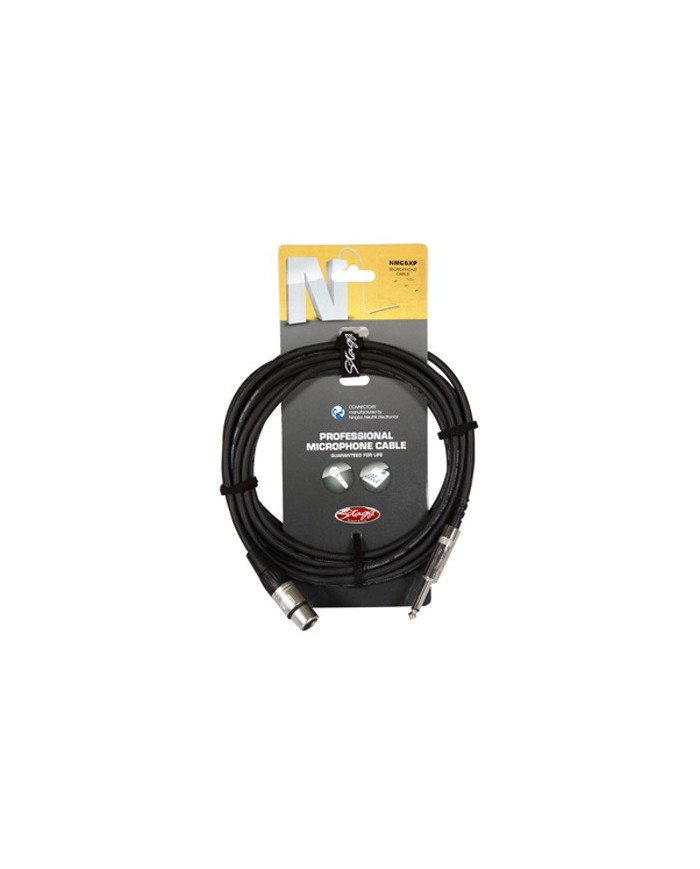 STAGG NMC6XPR Cable microphone XLR / JACK 6M