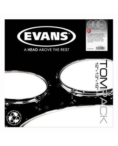 EVANS TPG1CTDS Tom Pack Standard 12"13"16" Coated -  Peaux batterie EVANS TPG1CTDS Tom Pack Standard 12"13"16" Coated -  Peaux batterie