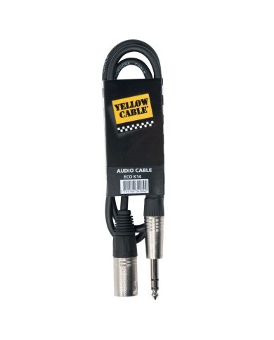 YELLOW CABLE K14-3 - Cable jack stereo / XLR 3 M