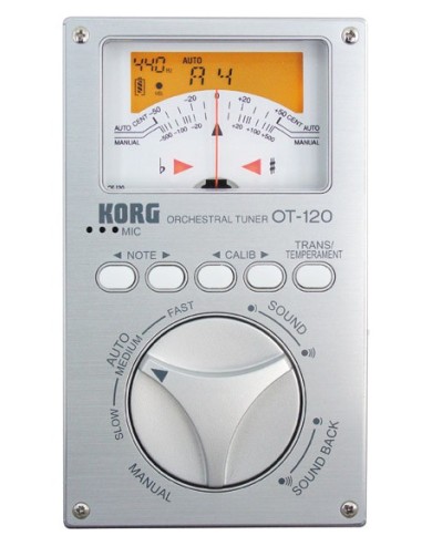 KORG OT-120 ORCHESTRAL TUNER - Accordeur chromatique KORG OT-120 ORCHESTRAL TUNER - Accordeur chromatique